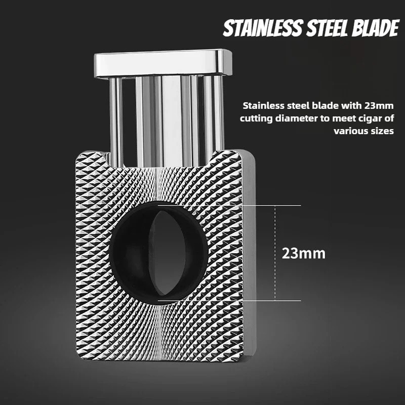Cigar Cutter Set - Tesoura de charuto de aço inoxidável