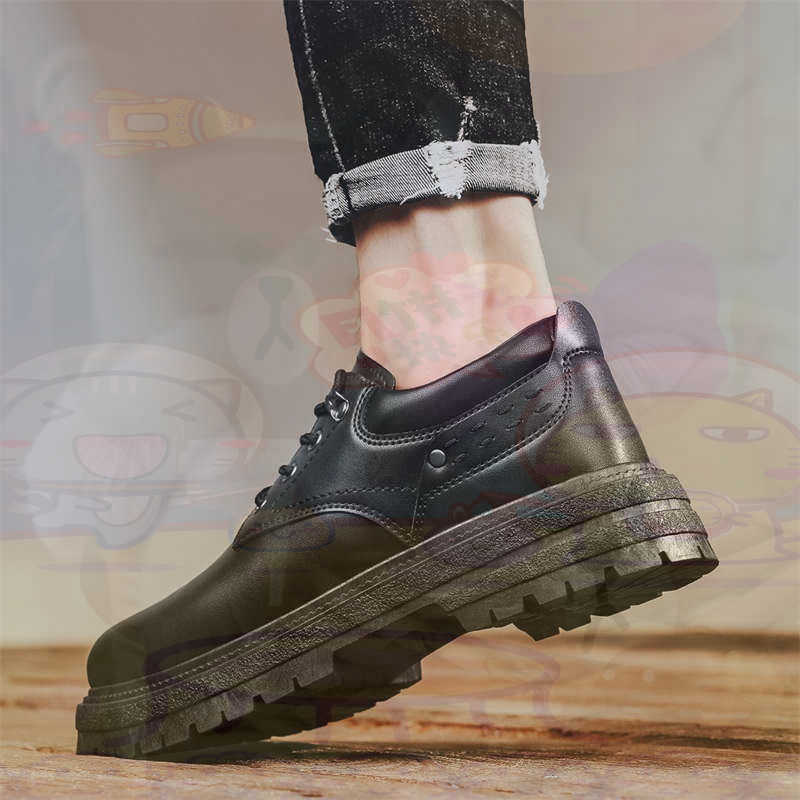 Men'S Accessories Uk - Escuro natural couro moda formadores tênis