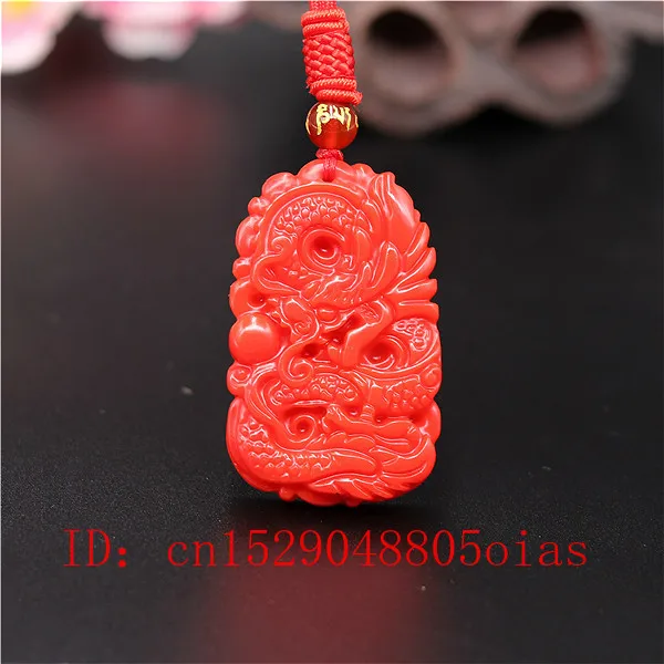 Men Accessories Pendant - Pingente de pedra de jade coral