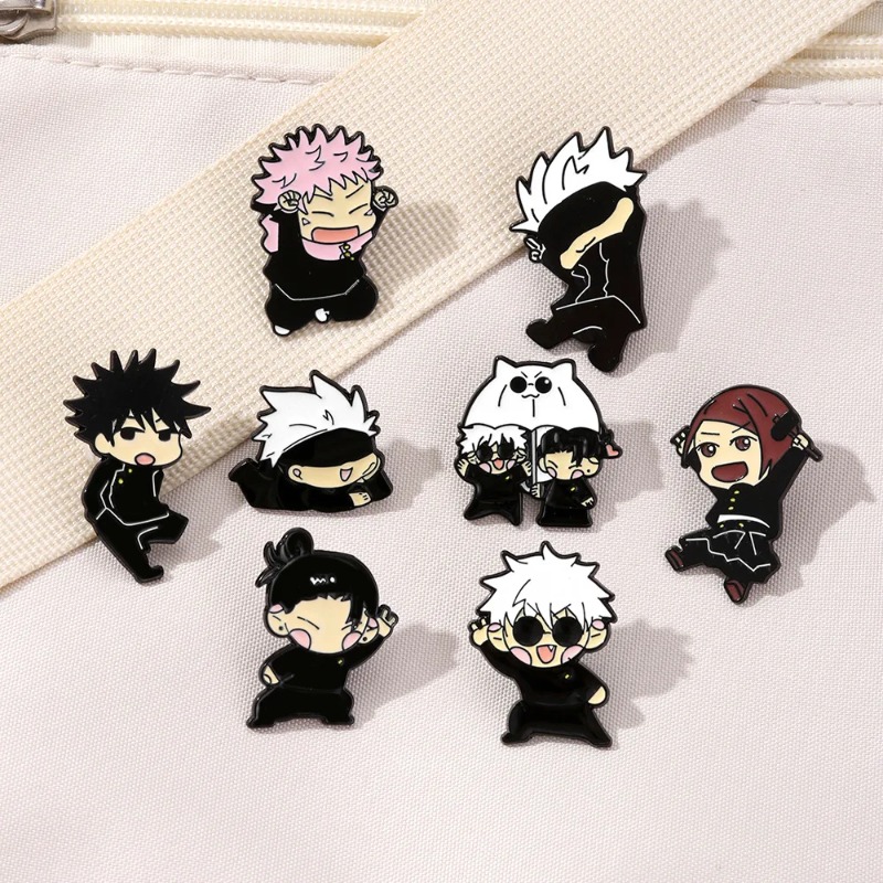 Lapel Pin Enamel - Conjunto de 8 Pins de Esmalte