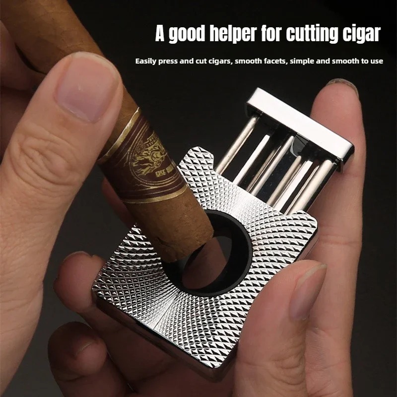 Tesoura de charuto de aço inox - Cigar Cutter Set avaliação e preço