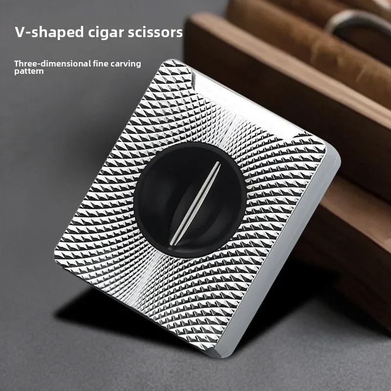 Tesoura de charuto de aço inox - Cigar Cutter Set avaliação e preço