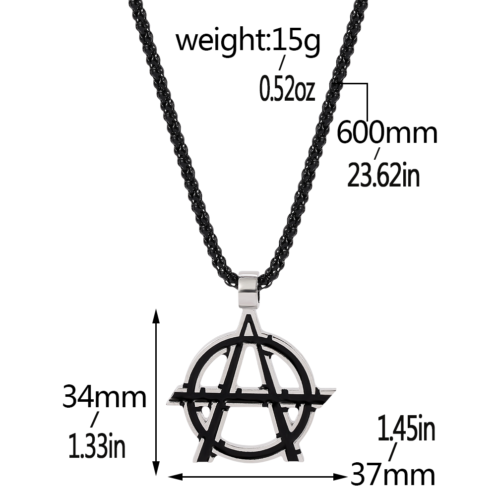 Colar com Símbolo do Letra A d - Men Accessories Pendant avaliação e preço