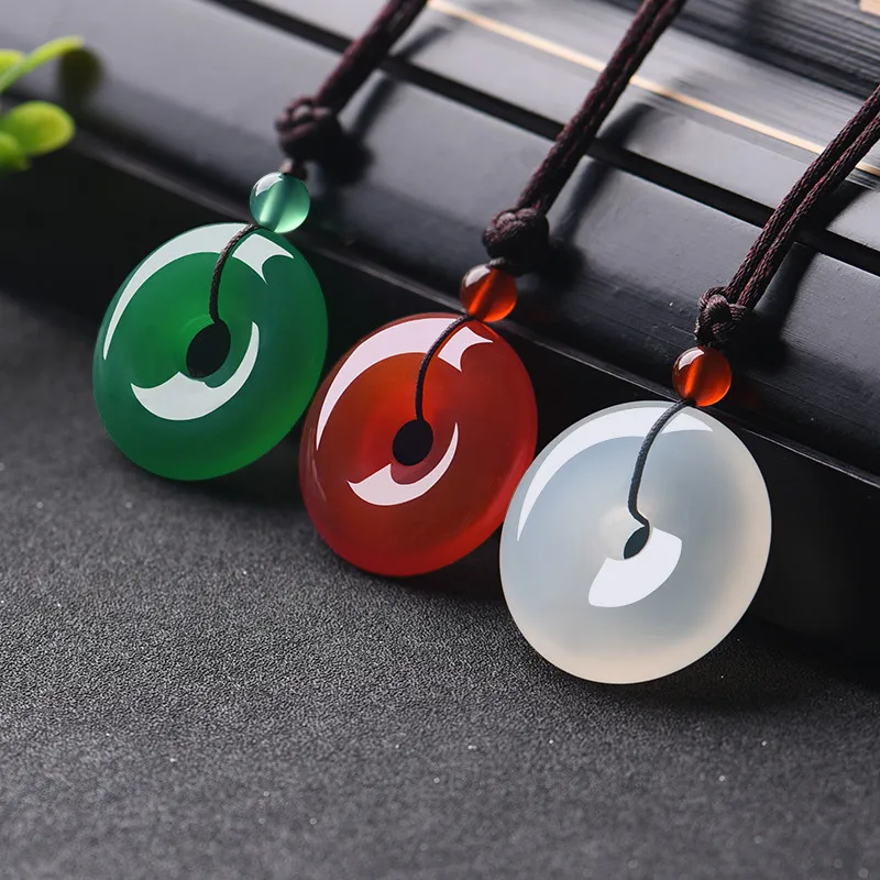 Natural multicolorido jade don - Men Accessories Pendant avaliação e preço