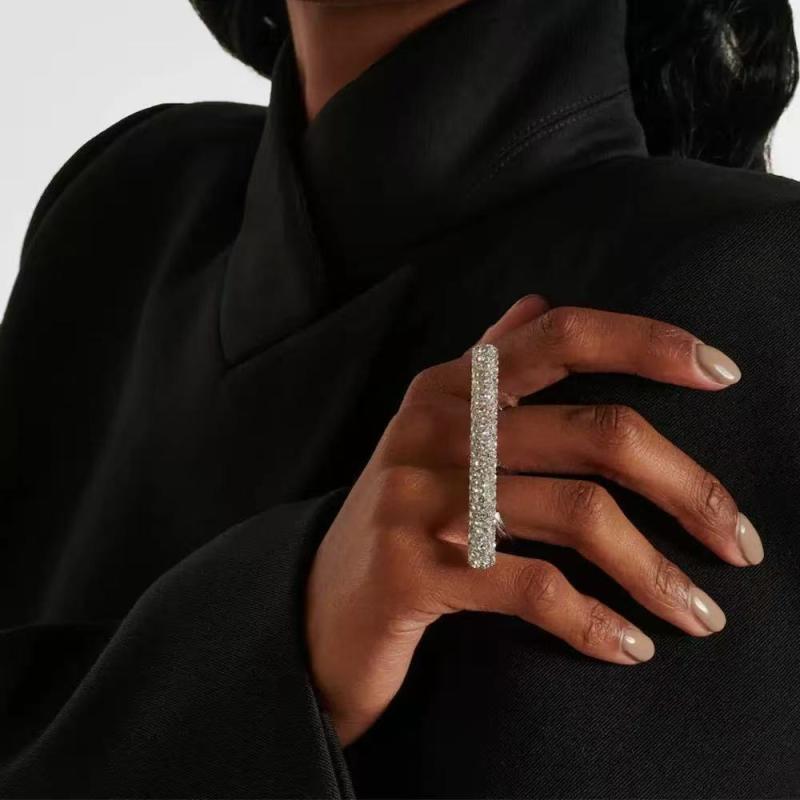 Novo Anel Longo de Duas Dedos  - Men Accessories In Dubai avaliação e preço