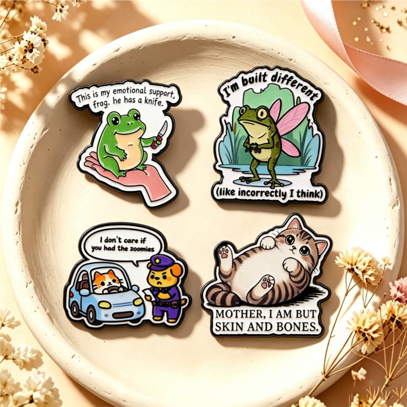 Pin de Esmalte com Personagens - Lapel Pin Enamel avaliação e preço